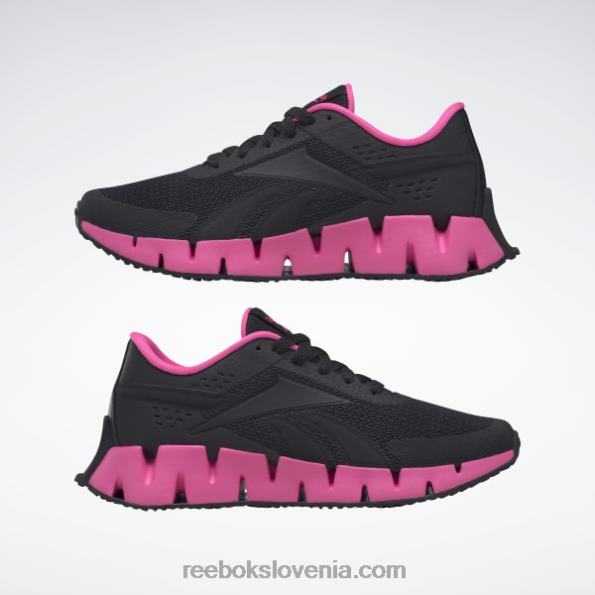 Reebok čevlji zig dynamica 2 - razredna šola R22JR1371 jedro črno/atomsko roza otroci