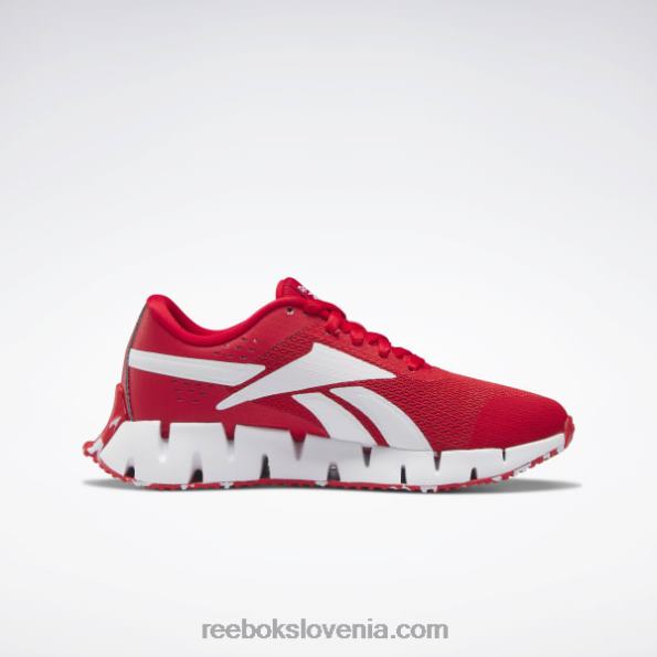 Reebok čevlji zig dynamica 2 - razredna šola R22JR1416 vektor rdeča/ftwr bela otroci