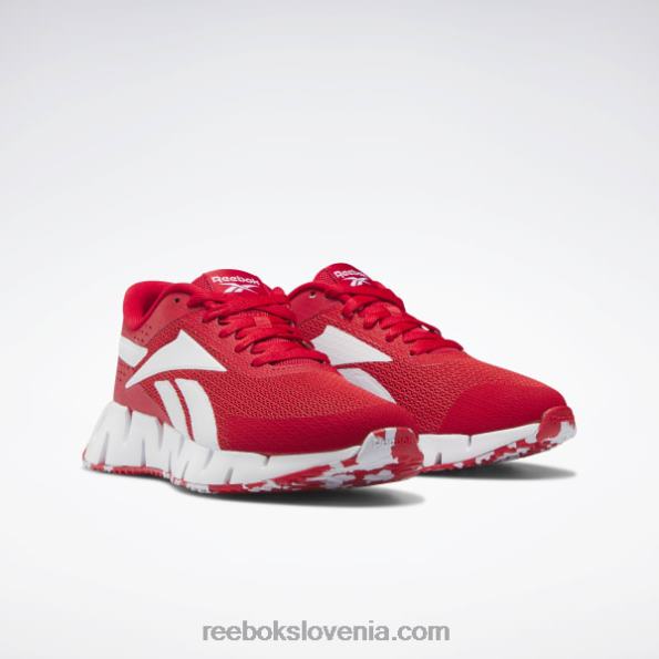 Reebok čevlji zig dynamica 2 - razredna šola R22JR1416 vektor rdeča/ftwr bela otroci