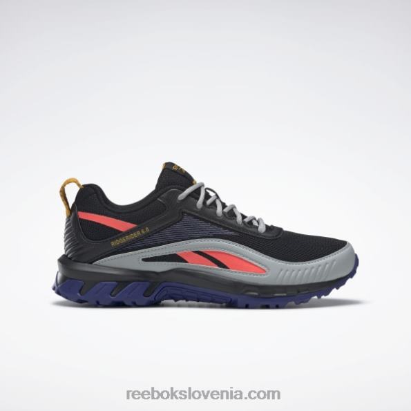 Reebok čevlji ridgerider 6 R22JR232 jedro črno/krepko vijolično/oranžno bleščanje ženske
