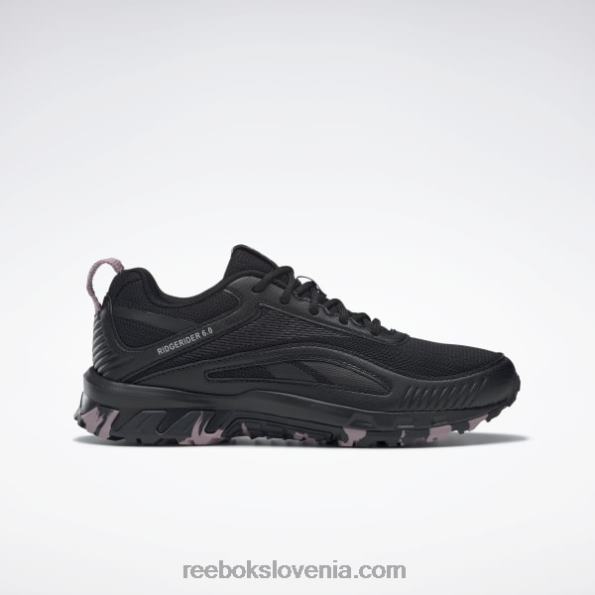 Reebok čevlji ridgerider 6 R22JR930 sredica črna/čisto siva 3/lila z dodatkom ženske