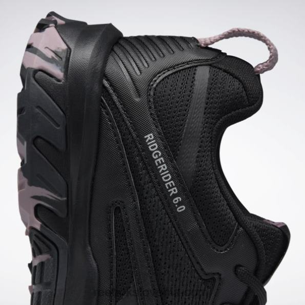 Reebok čevlji ridgerider 6 R22JR930 sredica črna/čisto siva 3/lila z dodatkom ženske