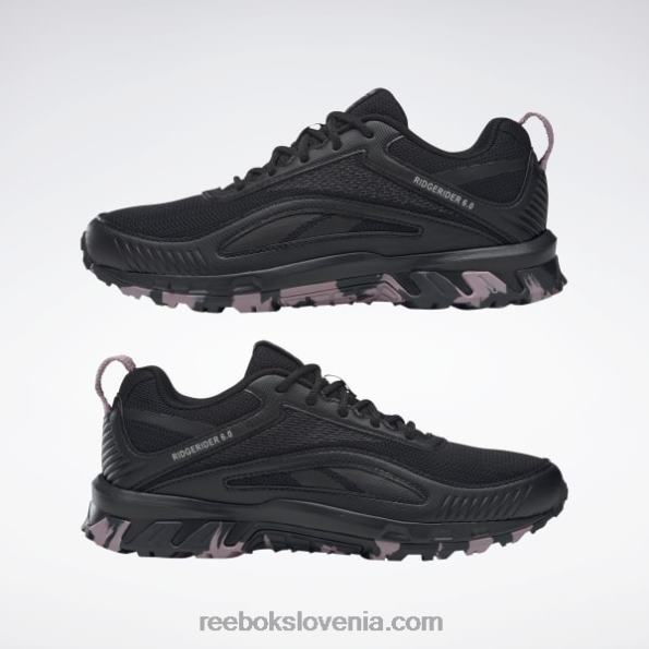 Reebok čevlji ridgerider 6 R22JR930 sredica črna/čisto siva 3/lila z dodatkom ženske