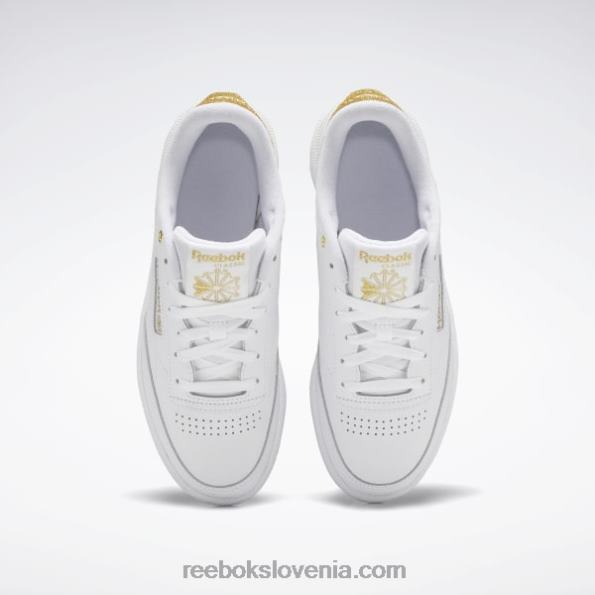 Reebok club c 85 ženski čevlji R22JR404 ftwr bela/zlata met.