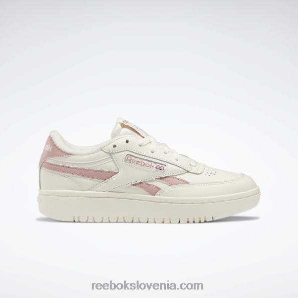 Reebok club c dvojni ženski čevlji R22JR9 kreda/smokey rose