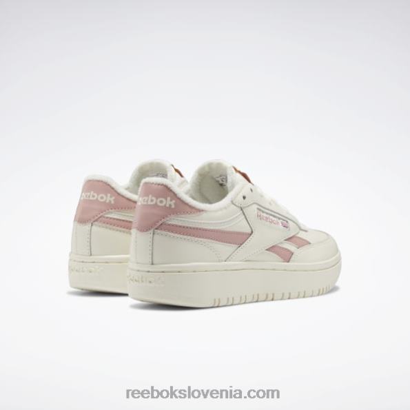 Reebok club c dvojni ženski čevlji R22JR9 kreda/smokey rose