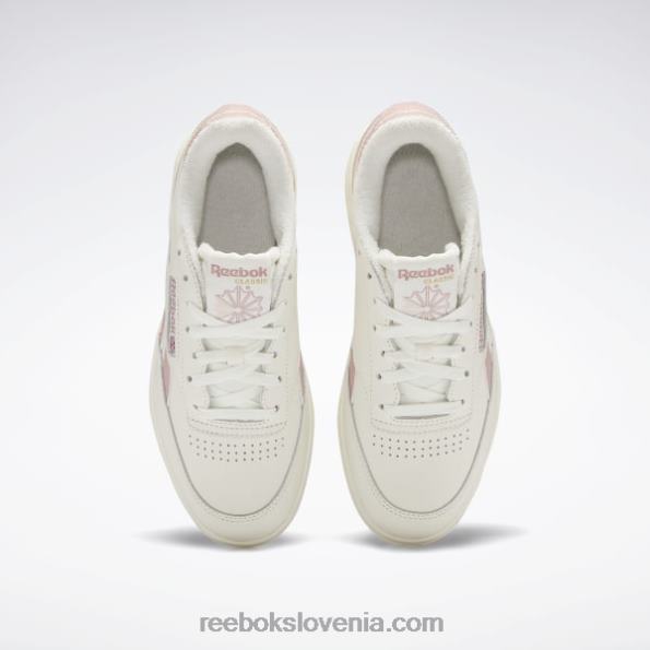 Reebok club c dvojni ženski čevlji R22JR9 kreda/smokey rose