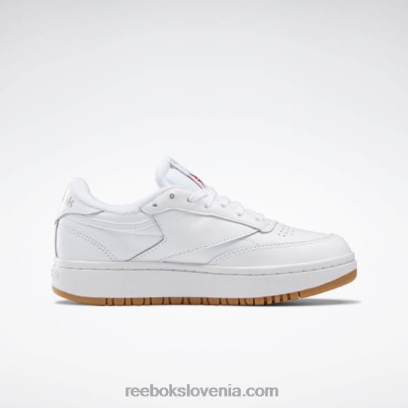 Reebok club c dvojni čevlji R22JR5 bela/reebok guma-07 ženske