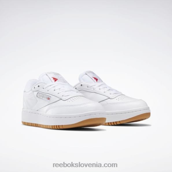 Reebok club c dvojni čevlji R22JR5 bela/reebok guma-07 ženske