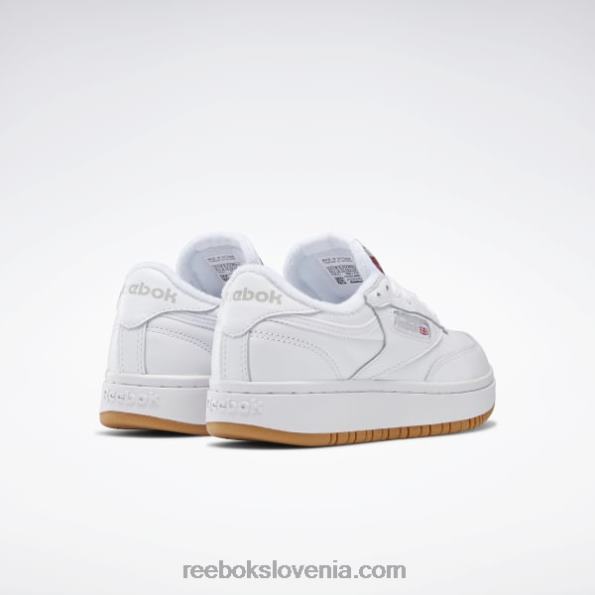 Reebok club c dvojni čevlji R22JR5 bela/reebok guma-07 ženske