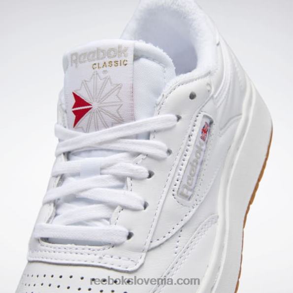 Reebok club c dvojni čevlji R22JR5 bela/reebok guma-07 ženske