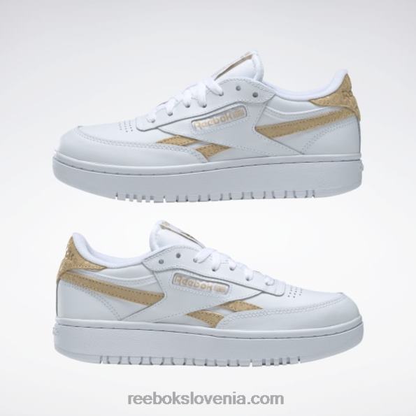 Reebok club c dvojni revenge ženski čevlji R22JR387 ftwr bela/sahara