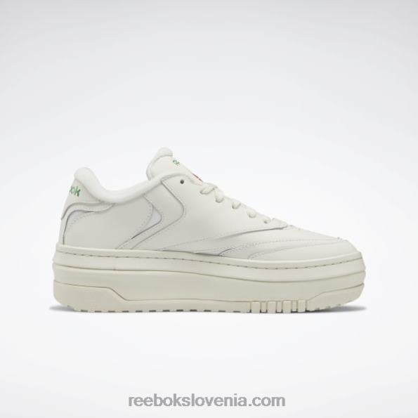 Reebok club c extra ženski čevlji R22JR3 kreda/glen zelena