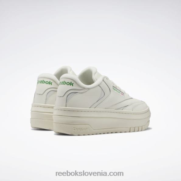 Reebok club c extra ženski čevlji R22JR3 kreda/glen zelena