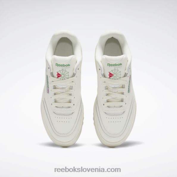 Reebok club c extra ženski čevlji R22JR3 kreda/glen zelena