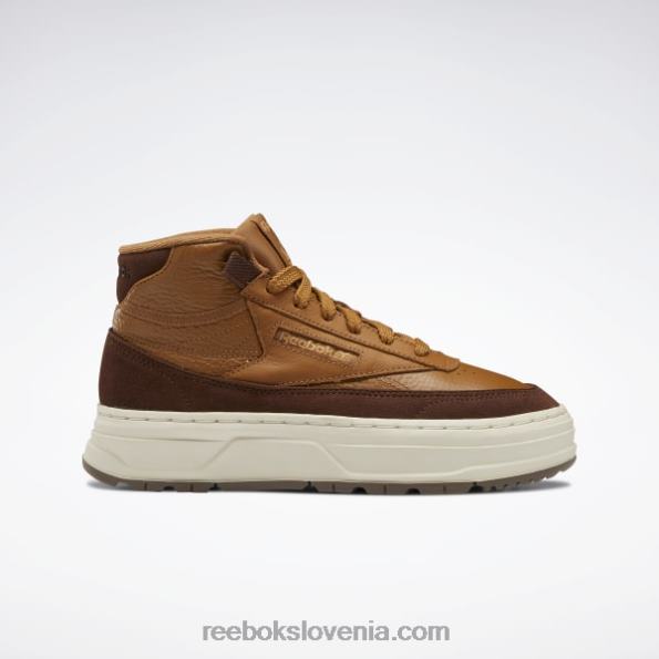 Reebok club c geo mid ženski čevlji R22JR439 divje rjava/krtasto rjava/prava bež