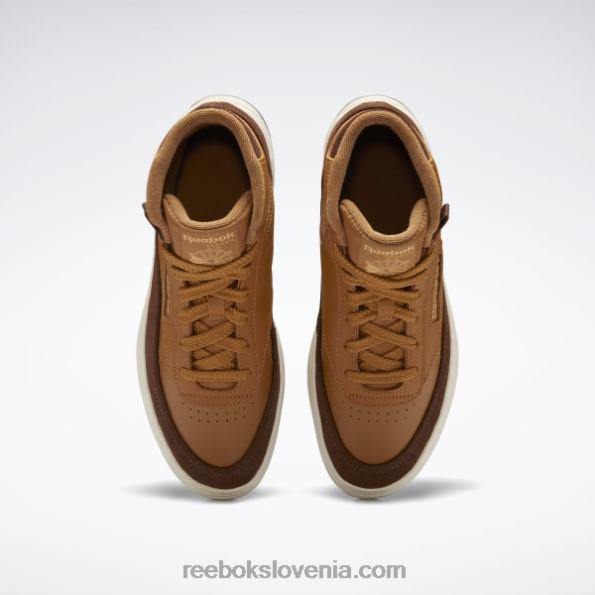 Reebok club c geo mid ženski čevlji R22JR439 divje rjava/krtasto rjava/prava bež