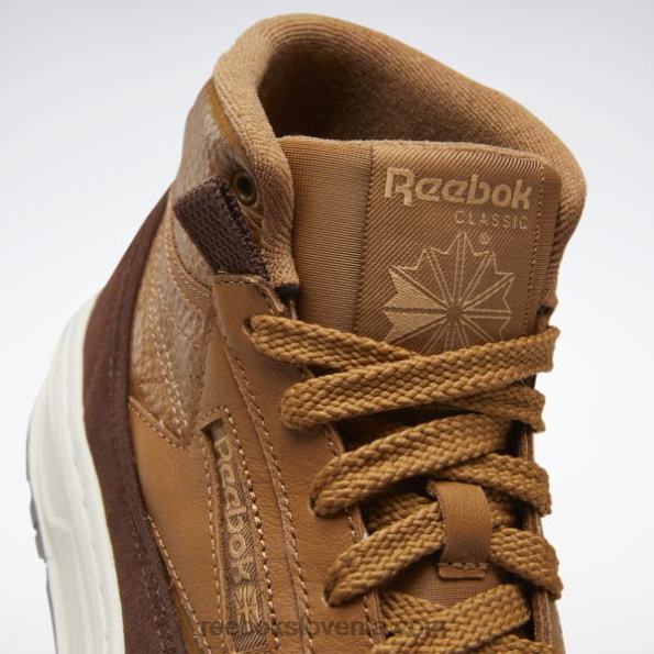 Reebok club c geo mid ženski čevlji R22JR439 divje rjava/krtasto rjava/prava bež