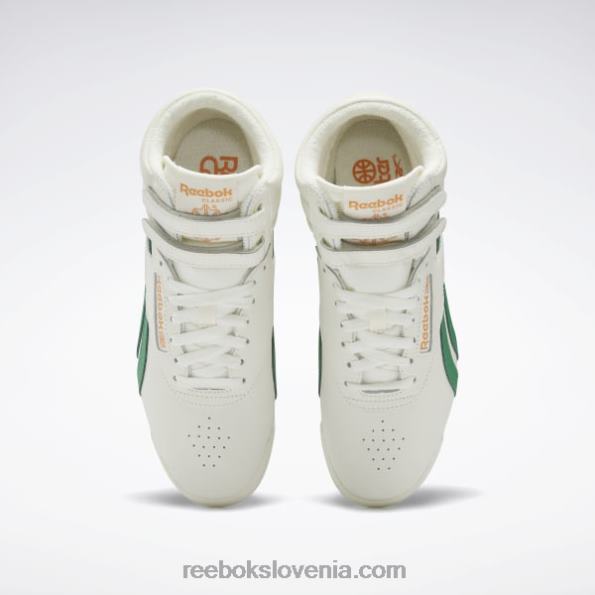Reebok f/s hi ženski čevlji R22JR924 kreda/glen zelena/breskova dlačica s23-r