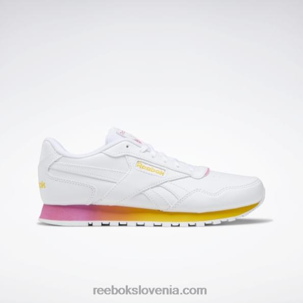 Reebok klasični ženski čevlji harman run R22JR826 ftwr bela/prav roza/vedno rumena