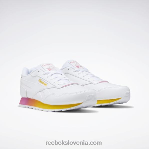 Reebok klasični ženski čevlji harman run R22JR826 ftwr bela/prav roza/vedno rumena