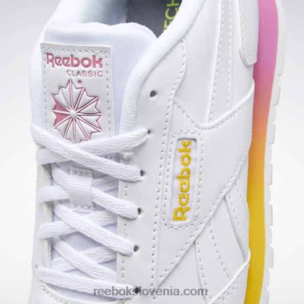 Reebok klasični ženski čevlji harman run R22JR826 ftwr bela/prav roza/vedno rumena