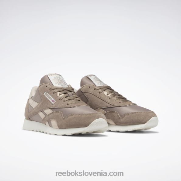 Reebok klasični najlonski ženski čevlji R22JR76 taupe/mehki ecru/kreda