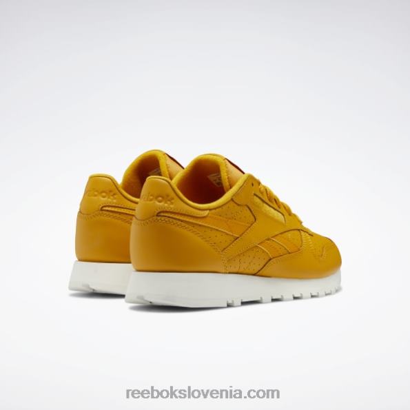Reebok klasični usnjeni ženski čevlji R22JR239 svetla oker/kreda