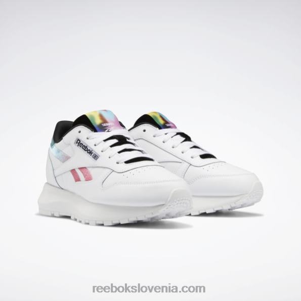 Reebok klasični usnjeni ženski čevlji nao serati sp R22JR244 ftwr bela/preludij vijolična/jedro črna