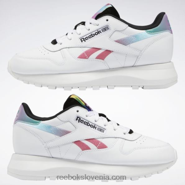 Reebok klasični usnjeni ženski čevlji nao serati sp R22JR244 ftwr bela/preludij vijolična/jedro črna