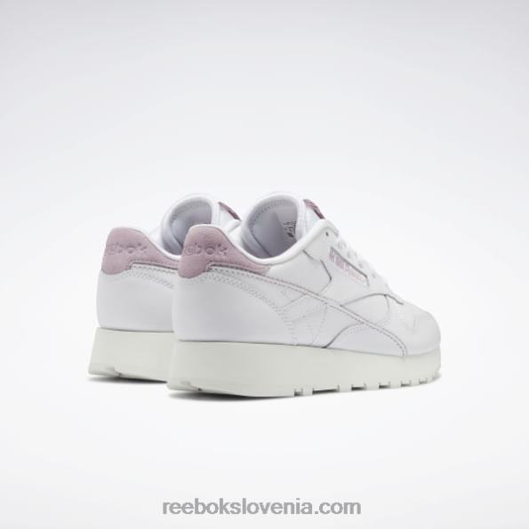Reebok klasični usnjeni ženski čevlji so vaši R22JR209 ftwr bela/kreda/lila z dodatkom