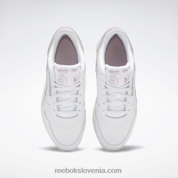 Reebok klasični usnjeni ženski čevlji so vaši R22JR209 ftwr bela/kreda/lila z dodatkom