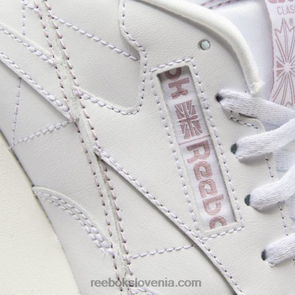 Reebok klasični usnjeni ženski čevlji so vaši R22JR209 ftwr bela/kreda/lila z dodatkom