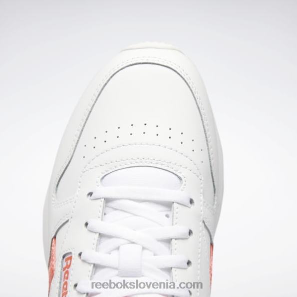 Reebok klasični usnjeni ženski čevlji sp R22JR290 ftwr bel/poloranžen flare