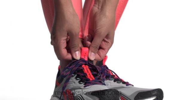 Reebok floatride energy 4 adventure ženski tekaški copati R22JR324 čisto siva 3/jedro črna/oranžna flare