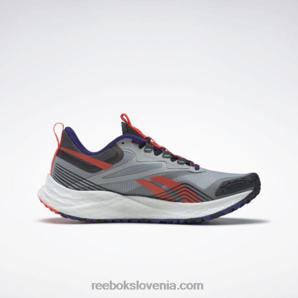 Reebok floatride energy 4 adventure ženski tekaški copati R22JR324 čisto siva 3/jedro črna/oranžna flare