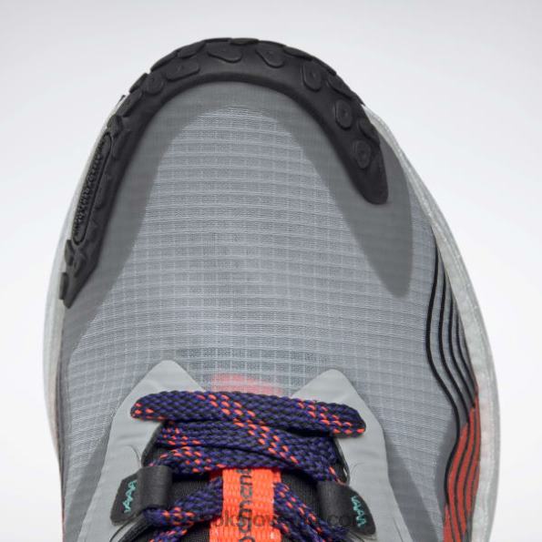 Reebok floatride energy 4 adventure ženski tekaški copati R22JR324 čisto siva 3/jedro črna/oranžna flare