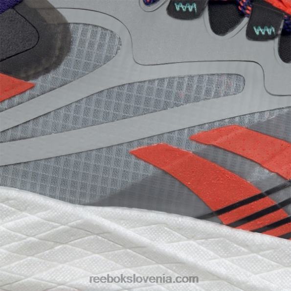 Reebok floatride energy 4 adventure ženski tekaški copati R22JR324 čisto siva 3/jedro črna/oranžna flare