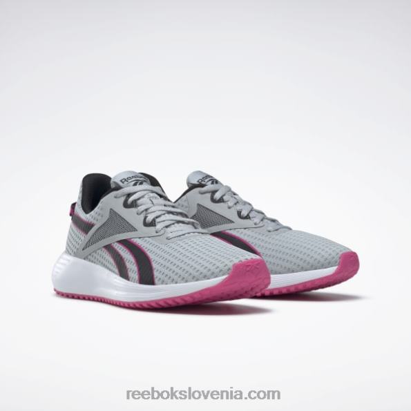 Reebok lite plus 3 ženski čevlji R22JR285 čisto siva 3/jedro črna/ponosna roza