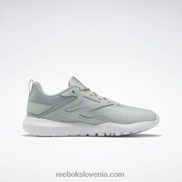 Reebok ženski copati flexagon energy 4 R22JR184 morsko siva/ftwr bela/oranžna flare