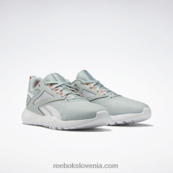 Reebok ženski copati flexagon energy 4 R22JR184 morsko siva/ftwr bela/oranžna flare