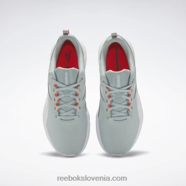 Reebok ženski copati flexagon energy 4 R22JR184 morsko siva/ftwr bela/oranžna flare