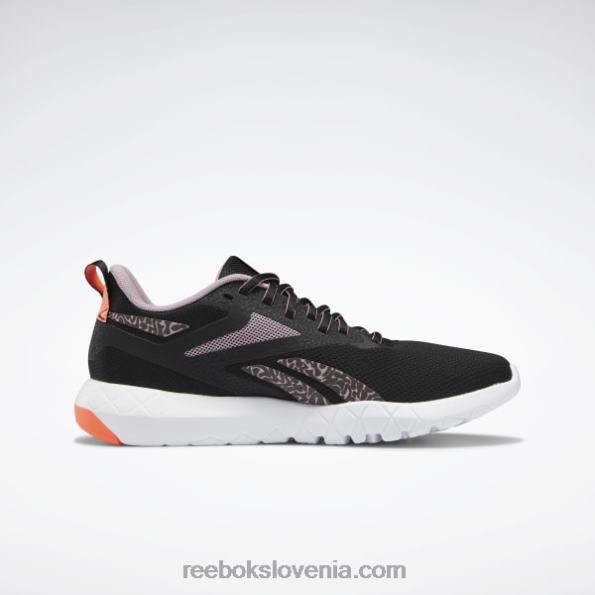 Reebok ženski copati flexagon force 4 R22JR254 osrednji črni/lila/oranžni blesk