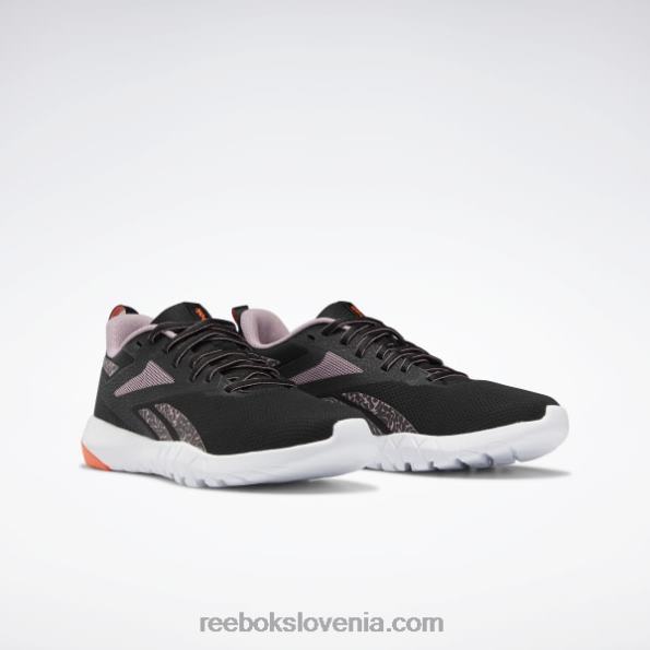 Reebok ženski copati flexagon force 4 R22JR254 osrednji črni/lila/oranžni blesk