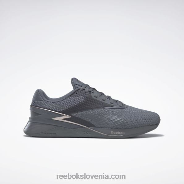 Reebok ženski čevlji nano x3 R22JR18 čisto siva 6/čisto siva 7/taupe met s23