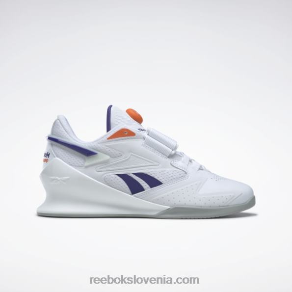 Reebok legacy lifter iii ženski čevlji za dvigovanje uteži R22JR132 ftwr bela/krepko vijolična/oranžna smash s23-r