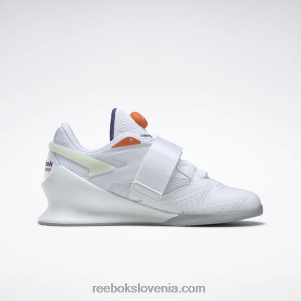 Reebok legacy lifter iii ženski čevlji za dvigovanje uteži R22JR132 ftwr bela/krepko vijolična/oranžna smash s23-r