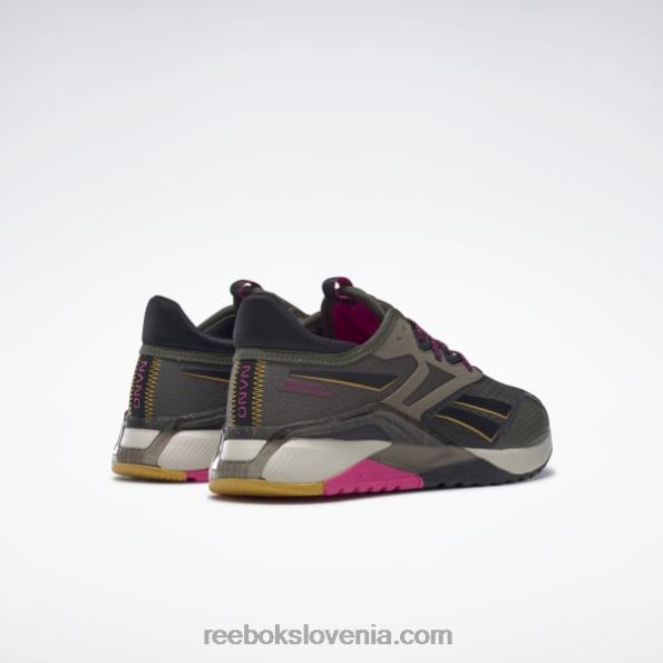 Reebok nano x2 tr adventure ženski copati R22JR162 vojaško zelena/jedro črna/ponosno roza