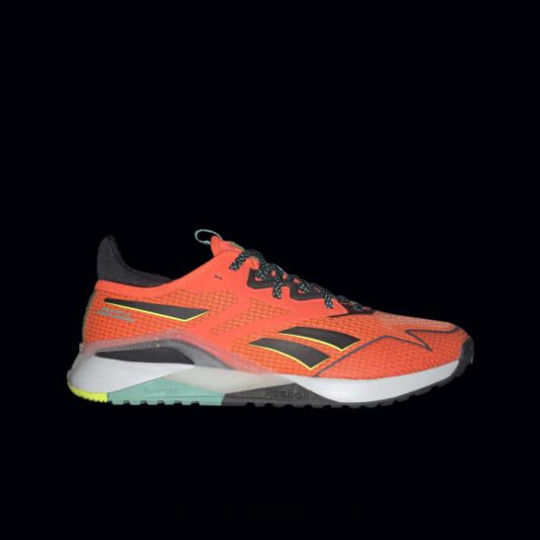 Reebok nano x2 tr adventure ženski copati R22JR248 oranžna svetloba/jedro črno/sončno kislo rumeno