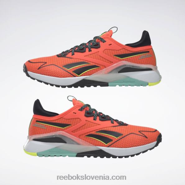 Reebok nano x2 tr adventure ženski copati R22JR248 oranžna svetloba/jedro črno/sončno kislo rumeno